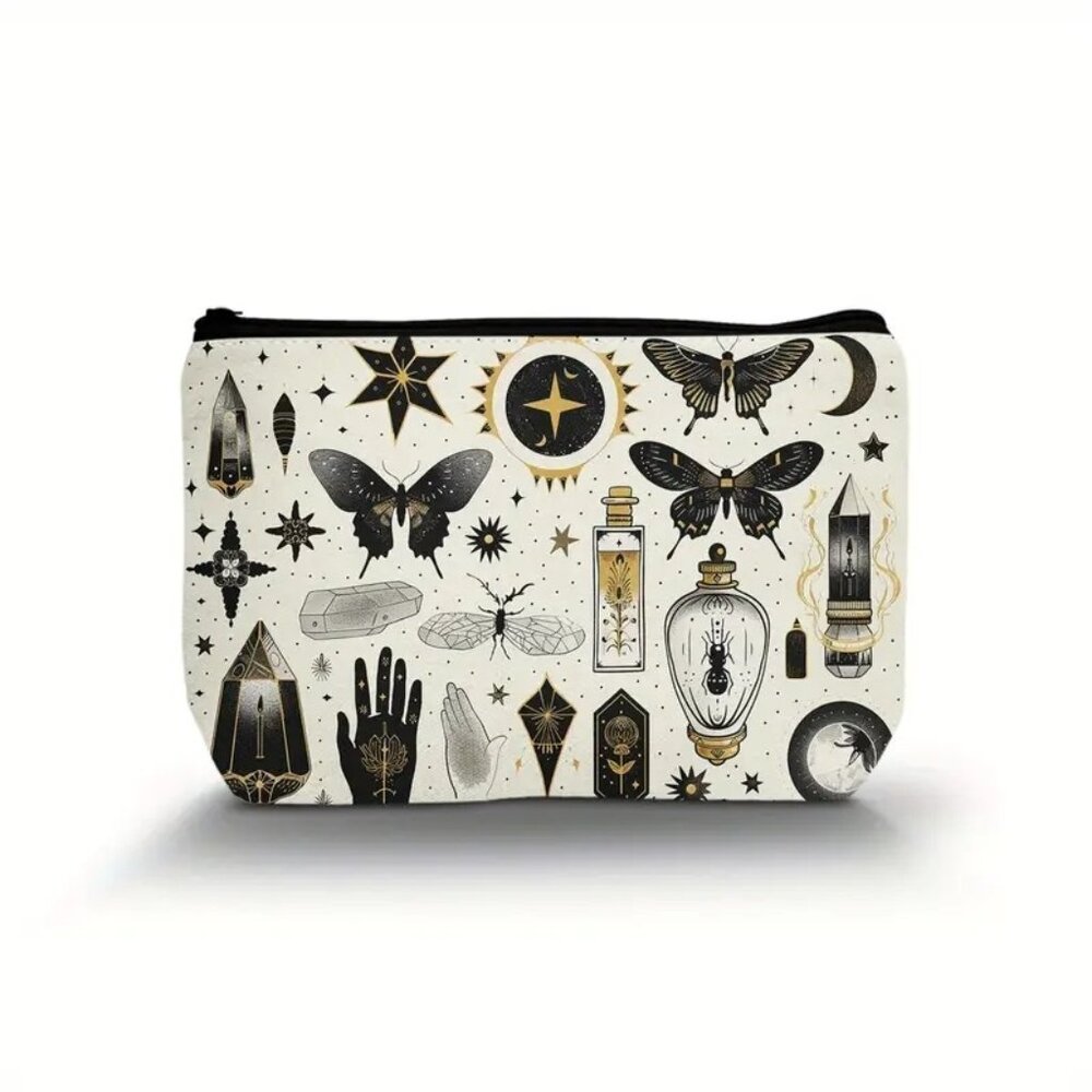 Magic items cosmetic pouch with zipper NWOT